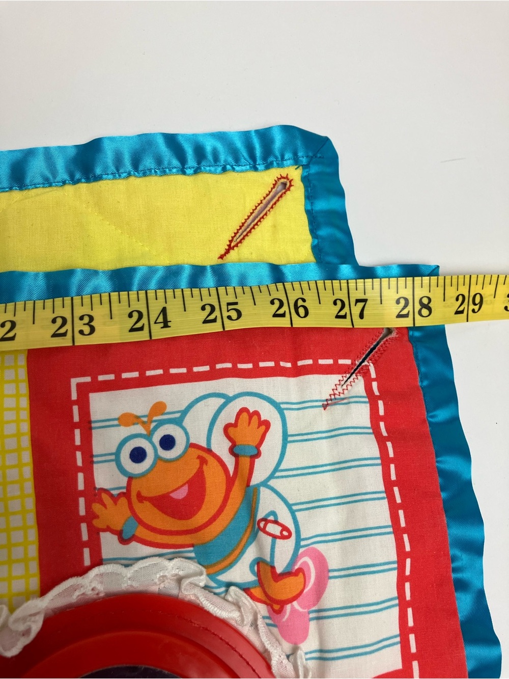 80s Vintage Sesame Street Baby Play Mat Blanket 1989 Muppets Playskool Fold N Go - Picture 12 of 14